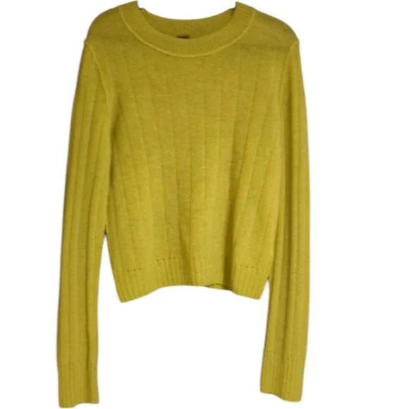 Nwot FREE PEOPLE Sz S BE MINE CASHMERE CREW NECK - Picture 3 of 3